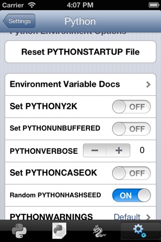 Python 2.6 for iOS screenshot 4