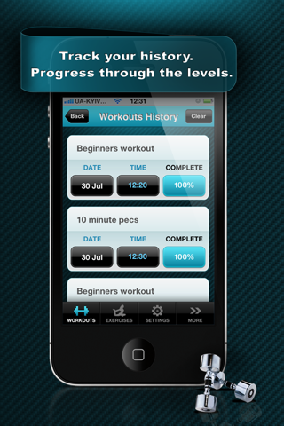 Push up Free - Fitness Workouts for Upper Strength screenshot 4