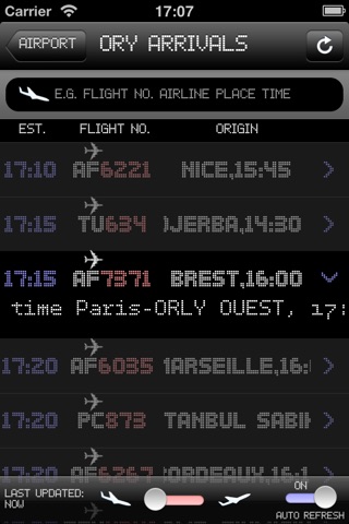 Toulouse-Blagnac Airport - iPlane2 Flight Information screenshot 4