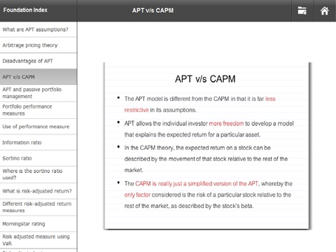 FRM1 Flash Cards - Foundations screenshot 2