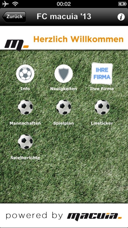 macuia - Nr. 1 App für Fußballvereine und Sponsoren