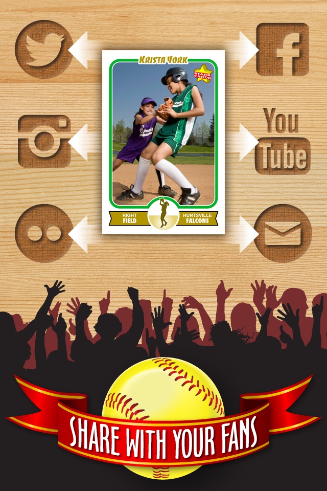Softball Card Maker - Make Your Own Custom Softball Cards with Starr Cards screenshot 4