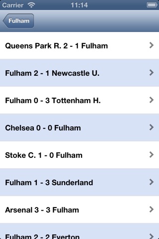 Live Scores for Fulham screenshot 2