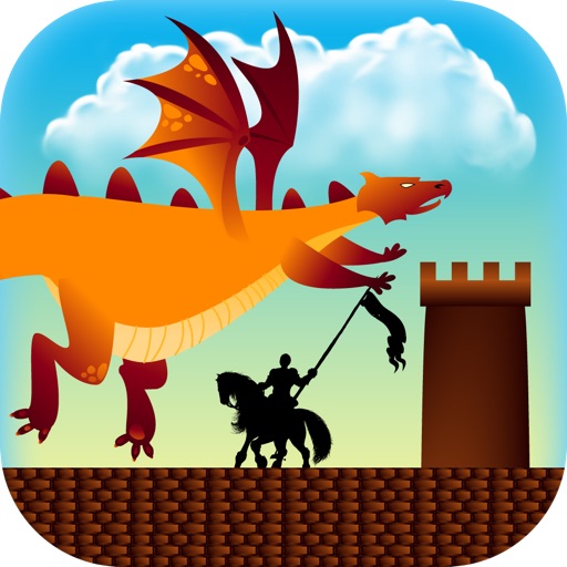 Knights and Dragons Clash Adventure - Flying Mania Dodge Attack Icon
