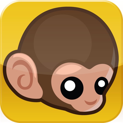 Baby Monkey (going backwards on a pig) icon