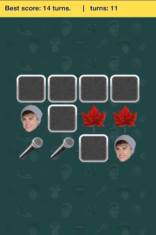 Memory Match - Justin Bieber Edition! screenshot 3