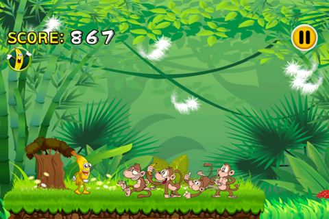 Bananas Run : Escape Evil Monkeys & Cute Baby Chimps screenshot 4