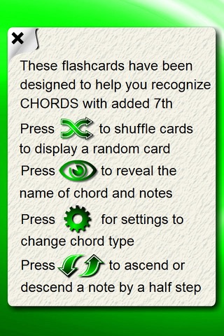 7th Chord Flash Cards screenshot 3