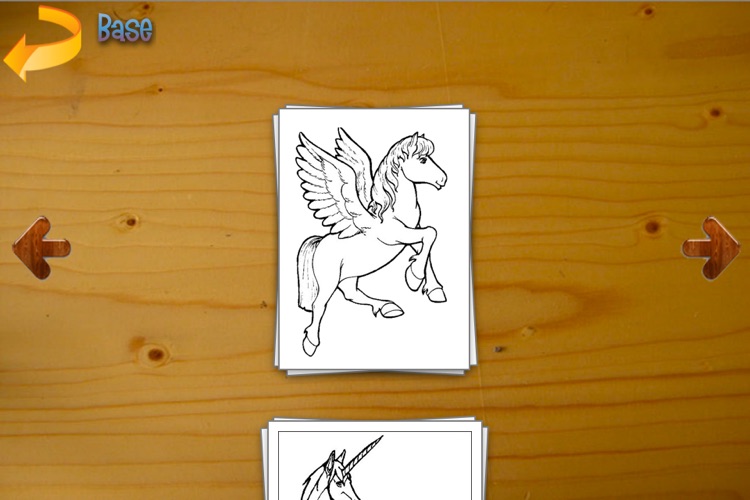Coloring pictures by fingers - for children