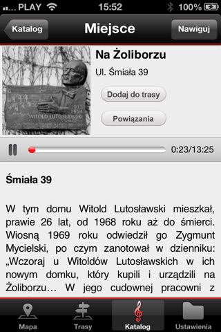 Lutosławski Warsaw Guide screenshot 3