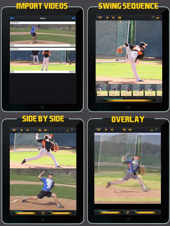 Baseball Swing Analyzer HD By CS Sports - Coach's Instant Slow motion Video Replay Analysis