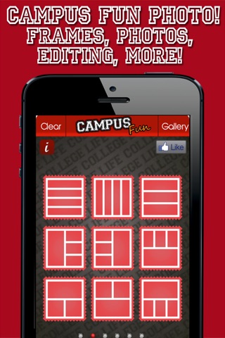 Campus Fun Photo Insta-Collage Editor - Easy To Use Pic Editing for Instagram, Flickr, Social Media, Camera Roll FREE Edition screenshot 2