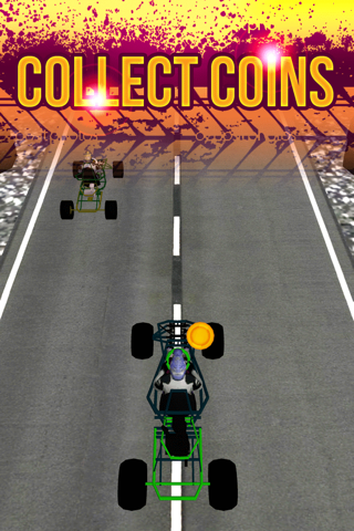 3D Go Kart Racing Madness By Street Driving Escape Simulator Game For Teens Free screenshot 2