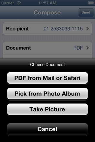 Fax App screenshot 2
