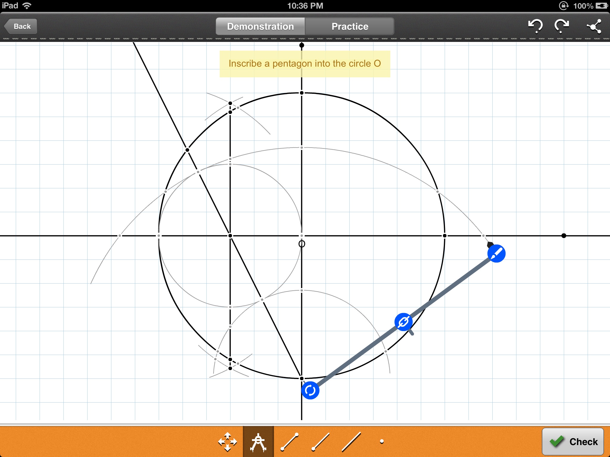 Geometry: Constructions Tutor (Lite) screenshot 2