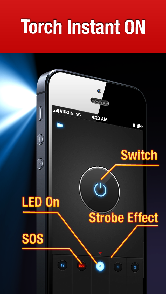 iHandy Flashlight Pro Screenshot 3