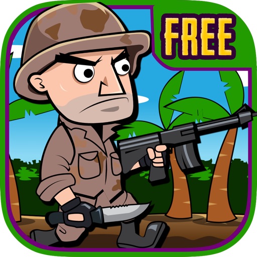 Soldier at War Free: Awesome Jungle Battle Icon