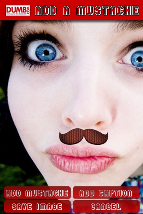 Dumb.com - Add A Mustache