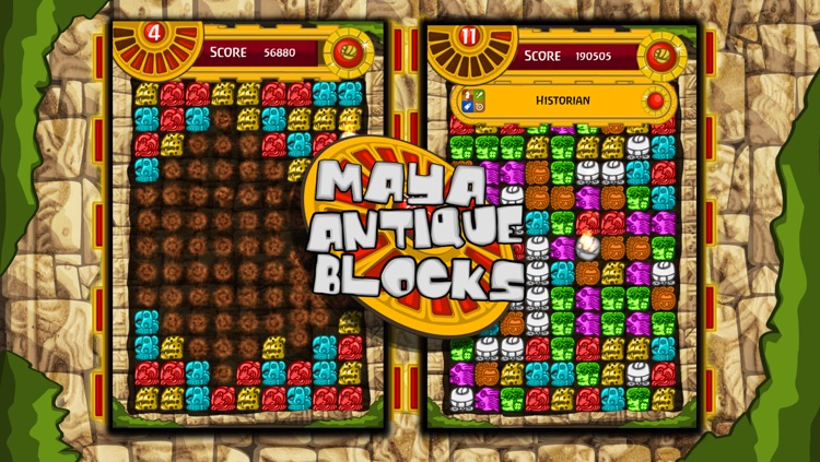 Antique Mayan Blocks - Collapse, Earn, Mash, Trap and Splash Jewel Pieces