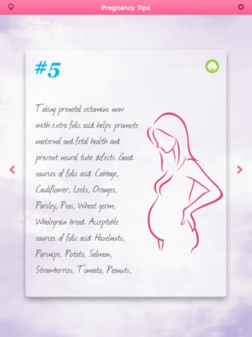 Pregnancy Tips for iPad screenshot 2