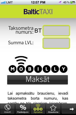 BalticTaxi screenshot 3
