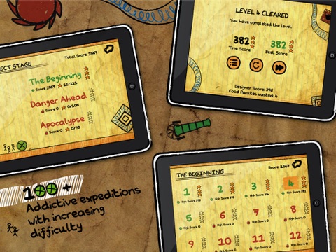 Doodle Food Expedition HD screenshot 2