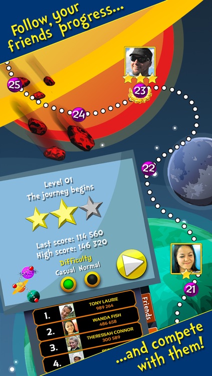 Spaceship Junior - The Voyage Free: Cartoon Space Game For Kids screenshot-3