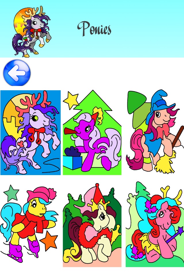 Christmas Coloring Pages for Girls & Boys with Santa & New Year Nick - Pony Painting Sheets & Fashion Papa Noel Games for my Little Kids, Babies & jr Brats screenshot 3