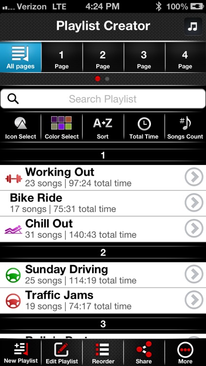 Playlist-Creator: The Ultimate Running, Driving, Workout, Dance, Party, and Relaxing Music Organizer! screenshot-4