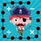 Math Dots(Pirates) - Connect To The Dot Puzzle / Kids Pirate Flashcard Drills for Adding & Subtracting