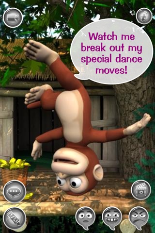 My Talky Mack FREE: The Talking Monkey - Text, Talk And Play With A Funny Animal Friend screenshot 2
