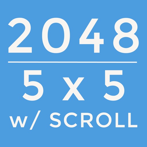 2048 5x5 with SCROLL iOS App