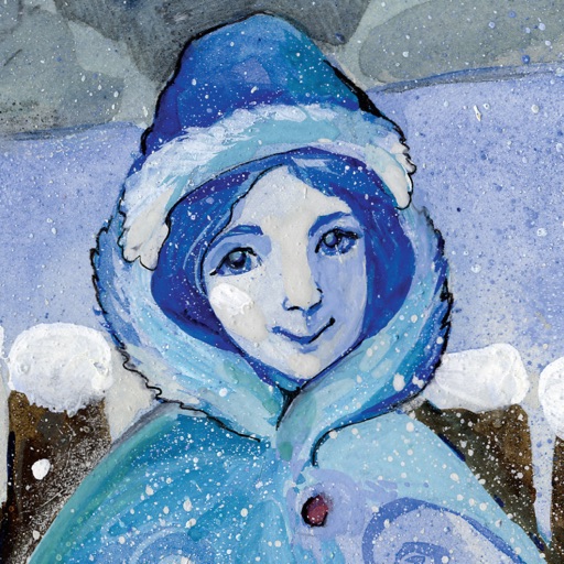 Snow Maiden tale book for children icon