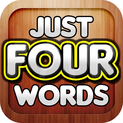 Just 4 Words - Word Phrase, Guessing, Association Game that is fun and will Puzzle, Stump, and Baffle you! Icon