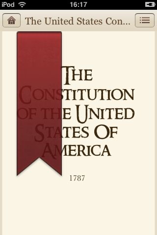 The Constitution of the United States of America screenshot 3