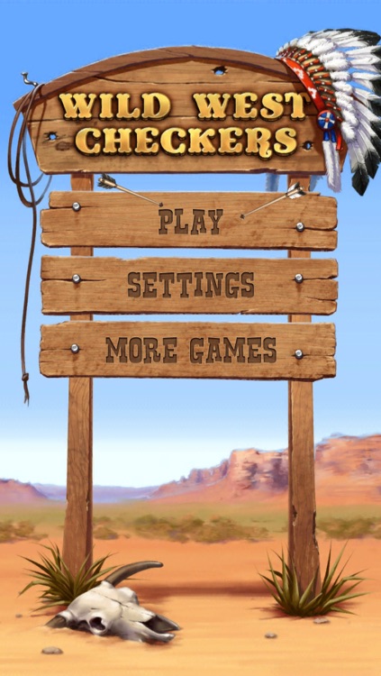 Wild West Checkers free