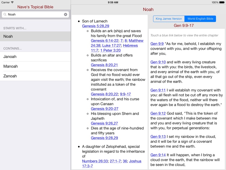 Nave's Topical Bible for iPad