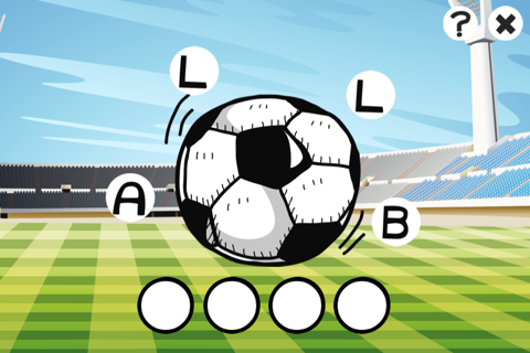 ABC Animated Soccer Cup 2014 Spelling Free Game for School Kids! Playing Fun For Small Children To Learn Spell English Football Words & Players! Education Kids App screenshot 2