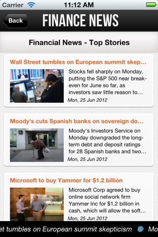 Finance News screenshot 2