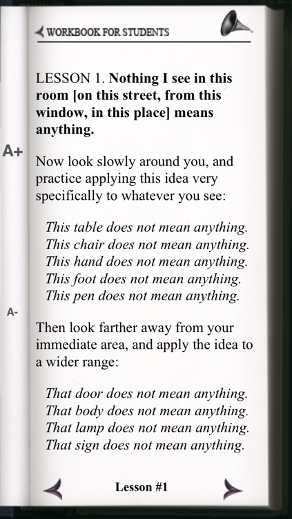 A Course In Miracles: Workbook for Students