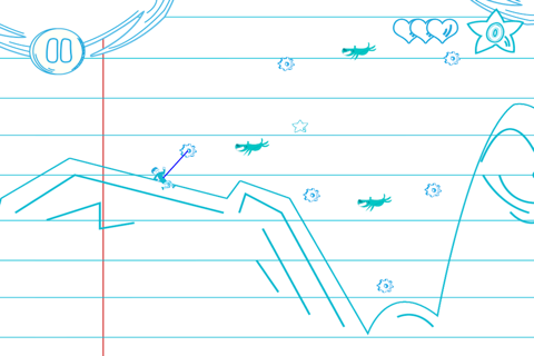 Sketch Man Launch - An Awesome Art Slingshot Mania Free screenshot 2
