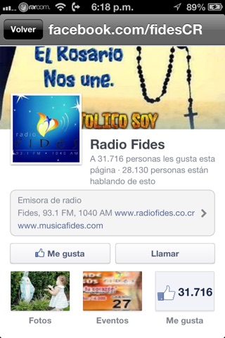 Radio Fides screenshot 3