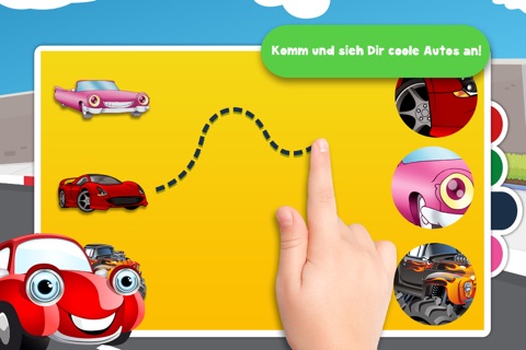 Free Kids Puzzle Teach me Cars Cartoon: Learn how the cars drive, the planes fly and the trains ride screenshot 4