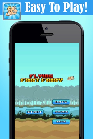 Flying Fart Fairy - Stinky Cupid Flapping Through the Forest screenshot 2