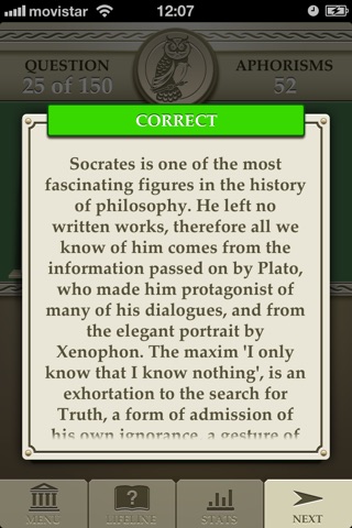 Genius Philosophy Quiz Full screenshot 2