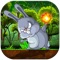 Bunny Jungle Jump & Fire Throw - Jumping Rabbit & Flying Burning Ball FREE FUN