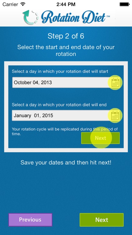 Rotation Diet Assistant
