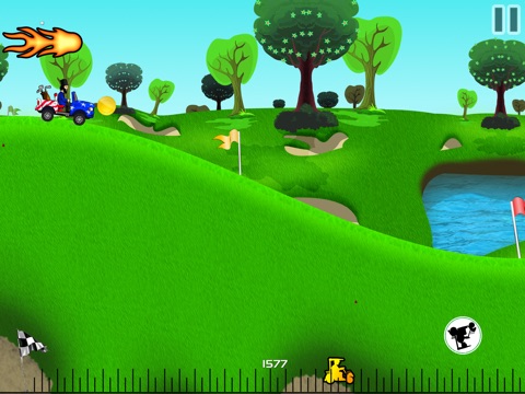 A Real Golf Cart Racing Blitz - Free Game for iPad screenshot 3