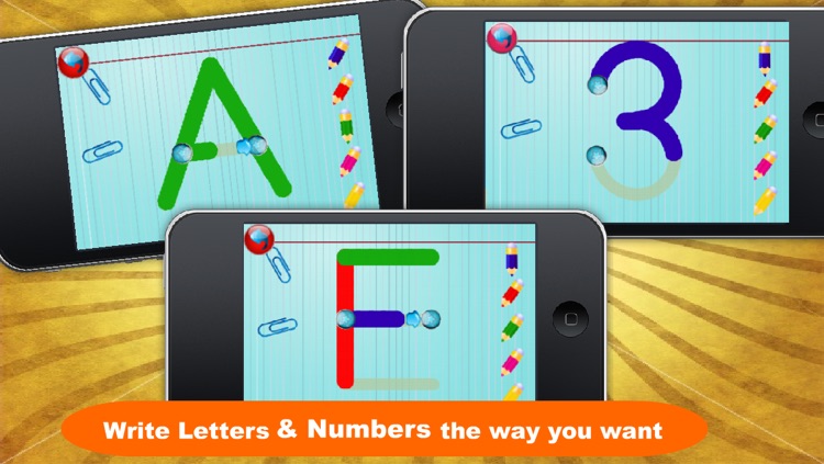 ABC Letter Toy – Letters & Numbers Handwriting Game for Kids FREE