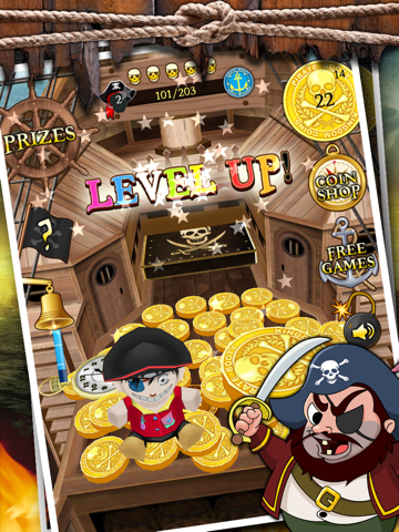 Kingdom Coins HD Pirate Booty Edition -  Dozer of Coins Arcade Game screenshot 2